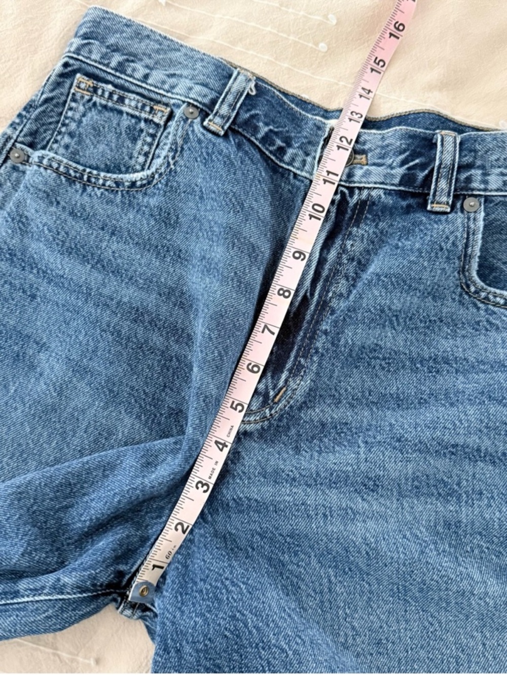 Madewell Superwide Leg Rigid Jeans 100% Cotton Concho Wash 29 - Picture 7 of 9